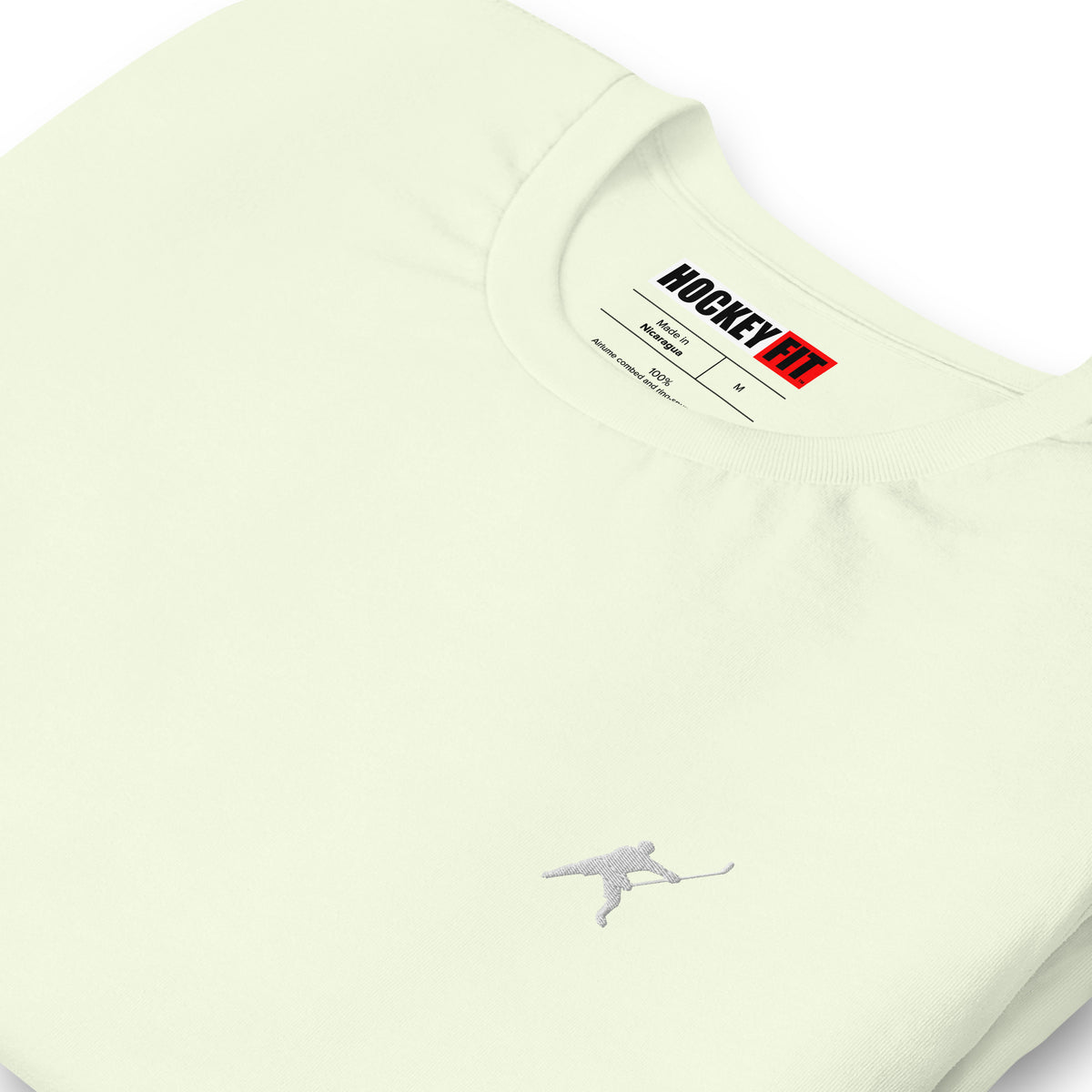 HOCKEYFIT™ EMBROIDERED WHITE T-SHIRT