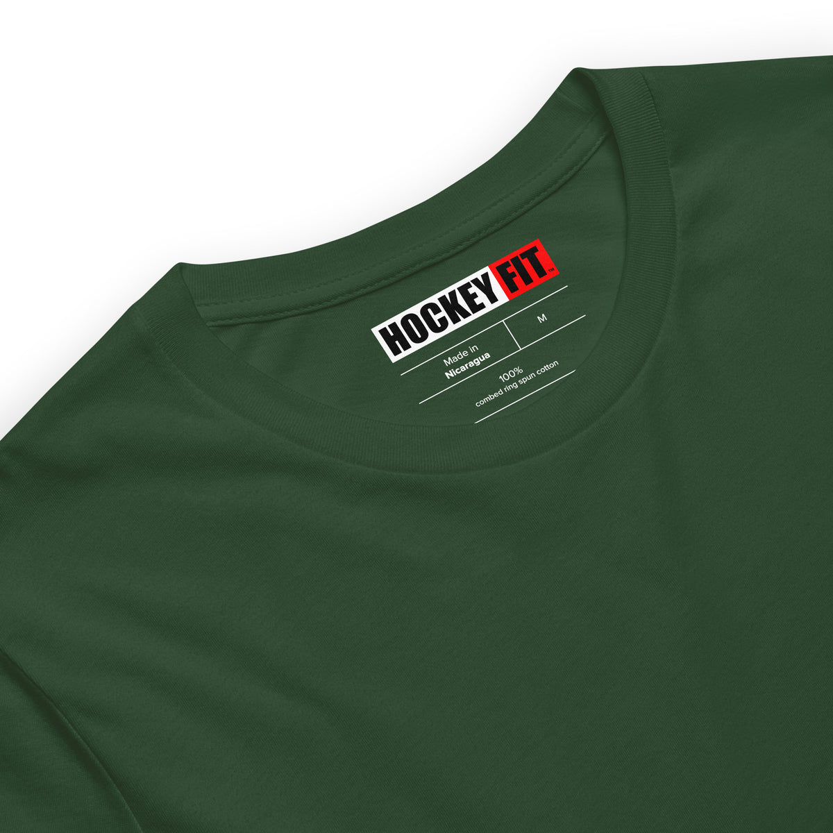 HOCKEYFIT™ EMBROIDERED GREEN T-SHIRT