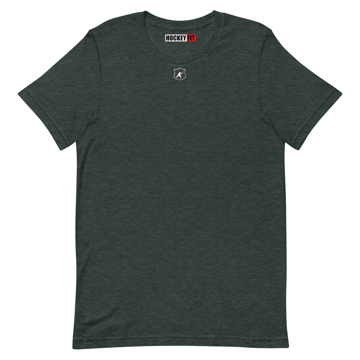 HOCKEYFIT™ SHIELD LOGO T-SHIRT - HEATHER FOREST