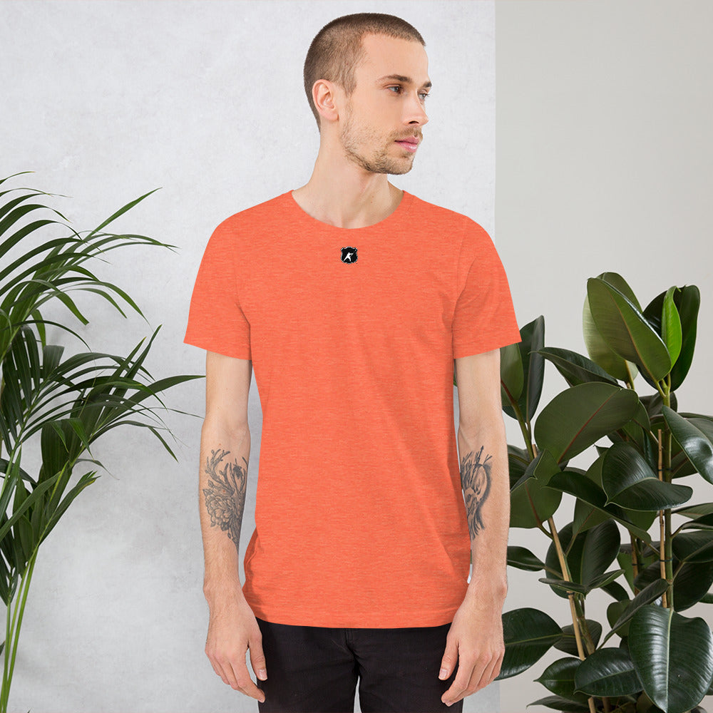 HOCKEYFIT™ SHIELD LOGO T-SHIRT - HEATHER ORANGE