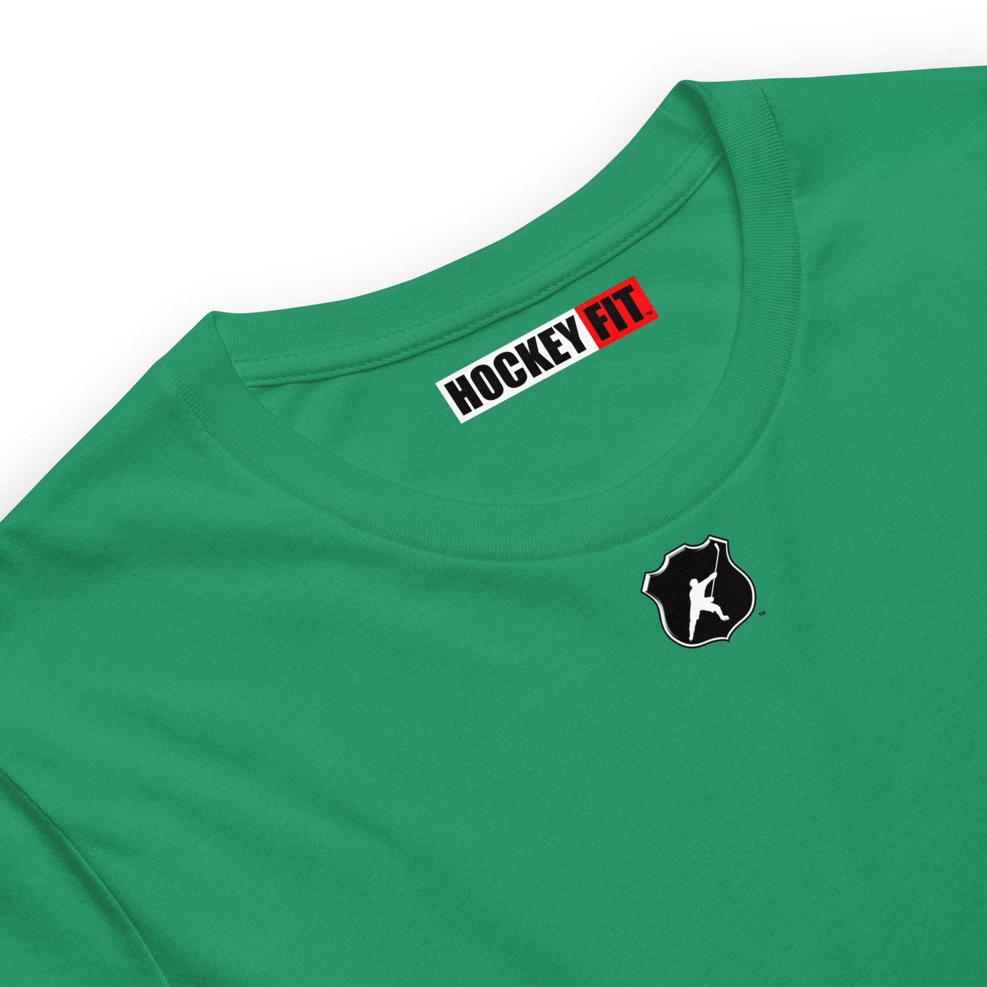 HOCKEYFIT™ SHIELD LOGO T-SHIRT - KELLY GREEN