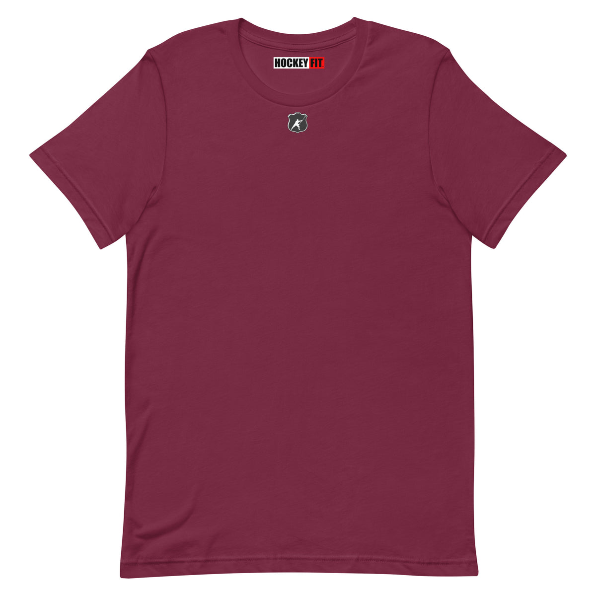HOCKEYFIT™ SHIELD LOGO T-SHIRT - MAROON