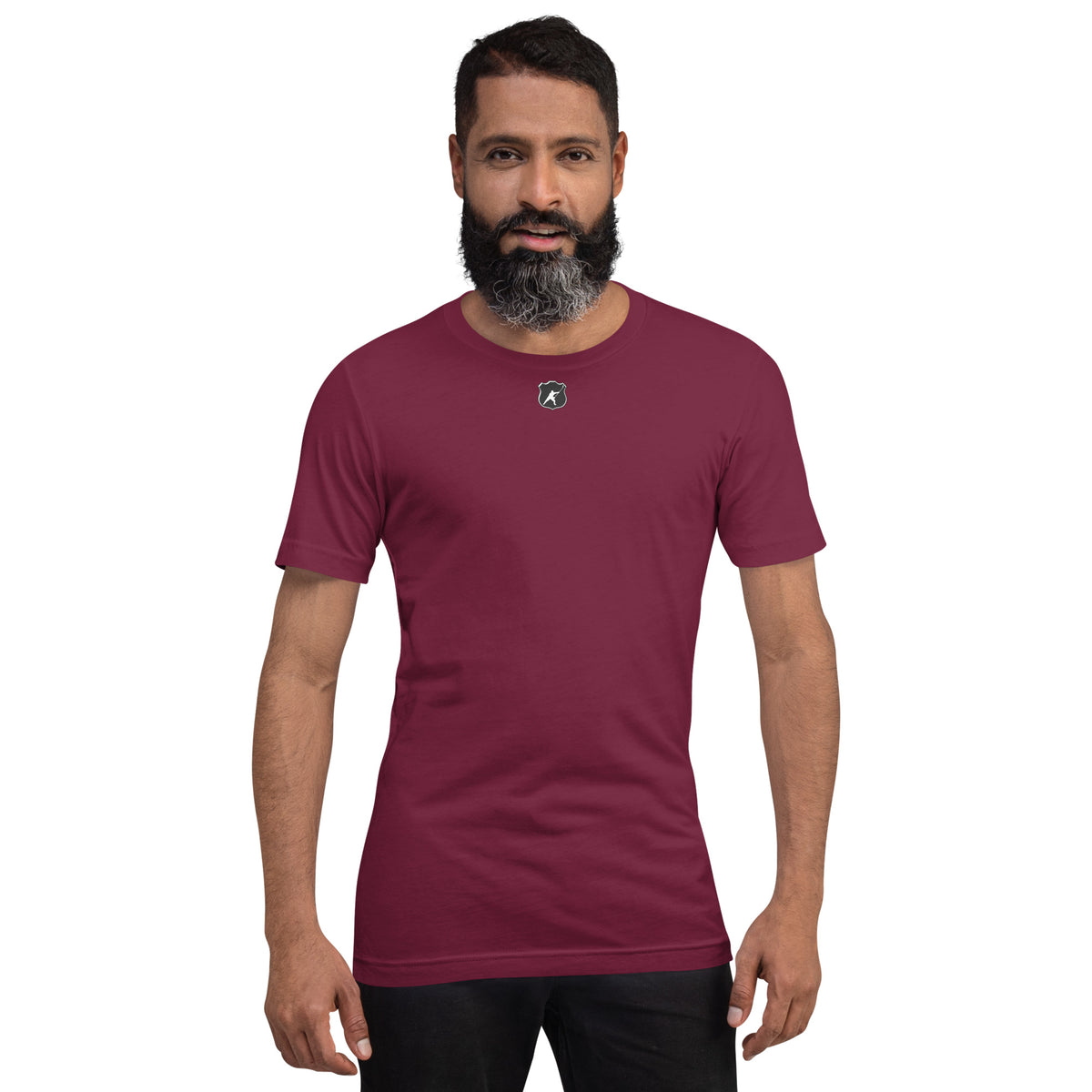 HOCKEYFIT™ SHIELD LOGO T-SHIRT - MAROON