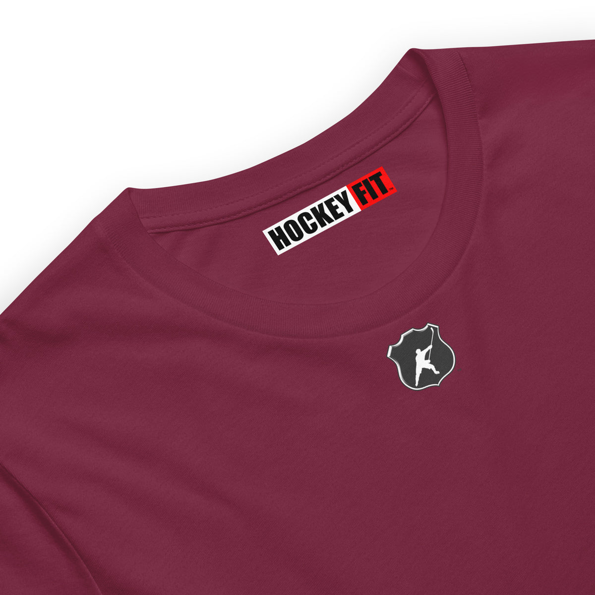 HOCKEYFIT™ SHIELD LOGO T-SHIRT - MAROON