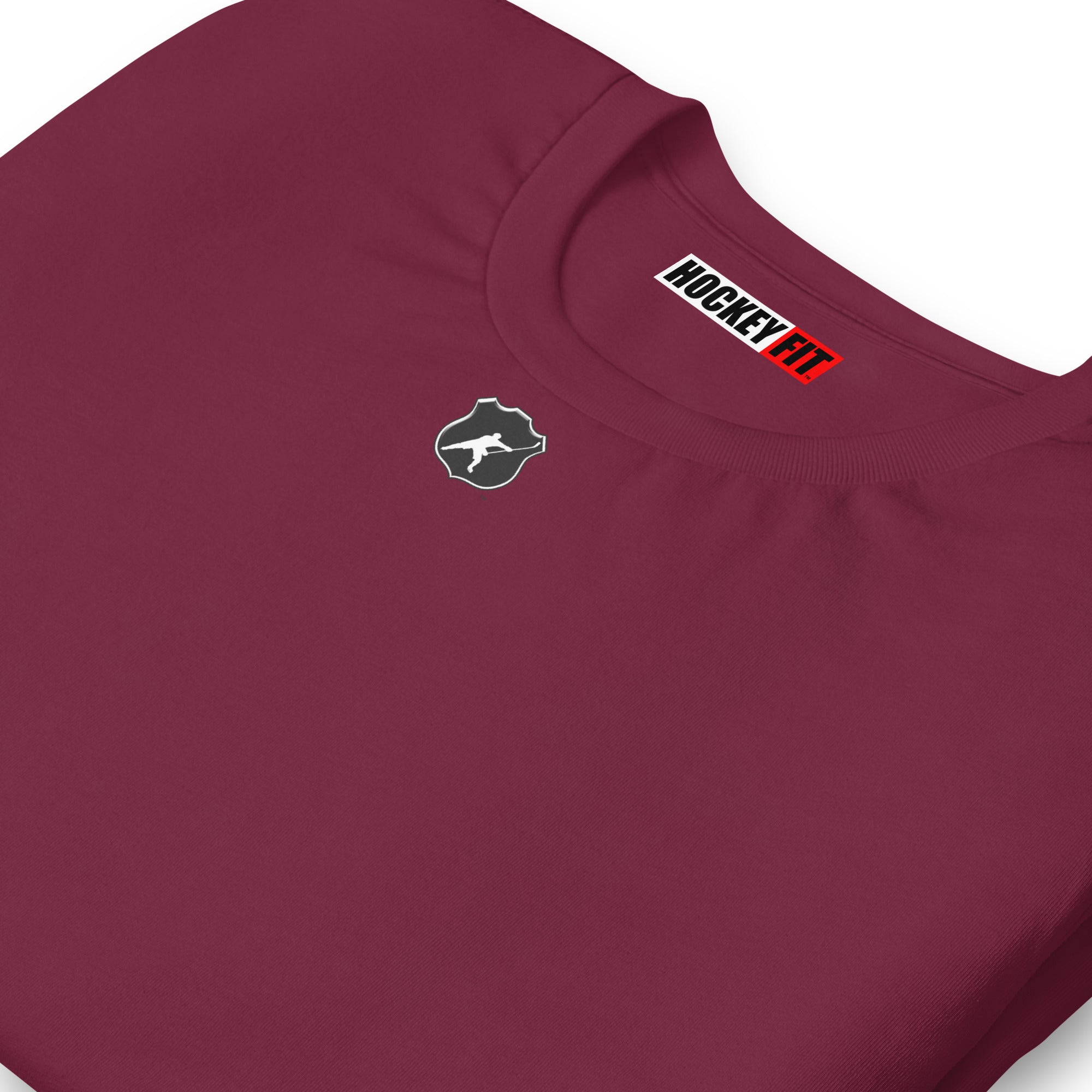 HOCKEYFIT™ SHIELD LOGO T-SHIRT - MAROON