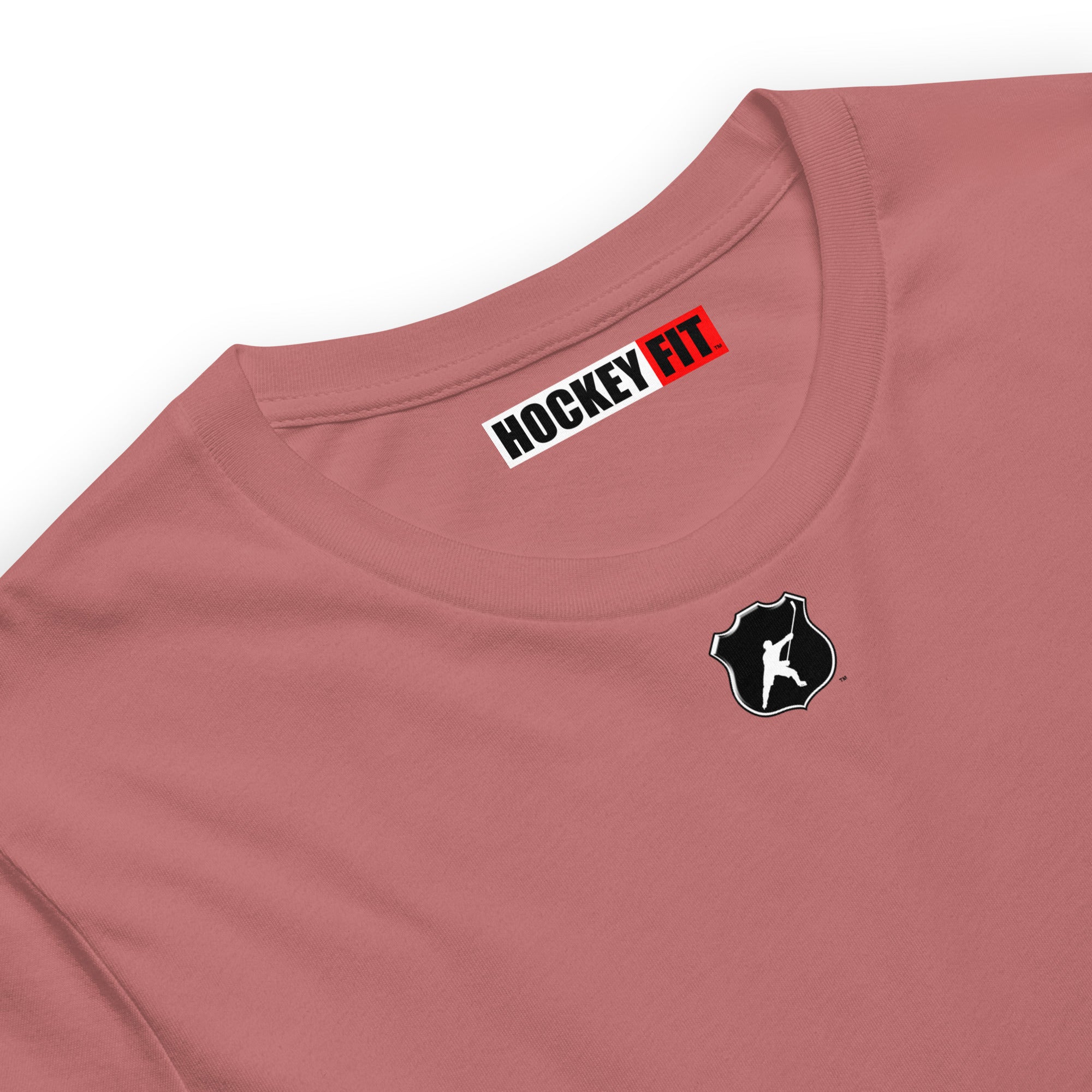 HOCKEYFIT™ SHIELD LOGO T-SHIRT - MAUVE