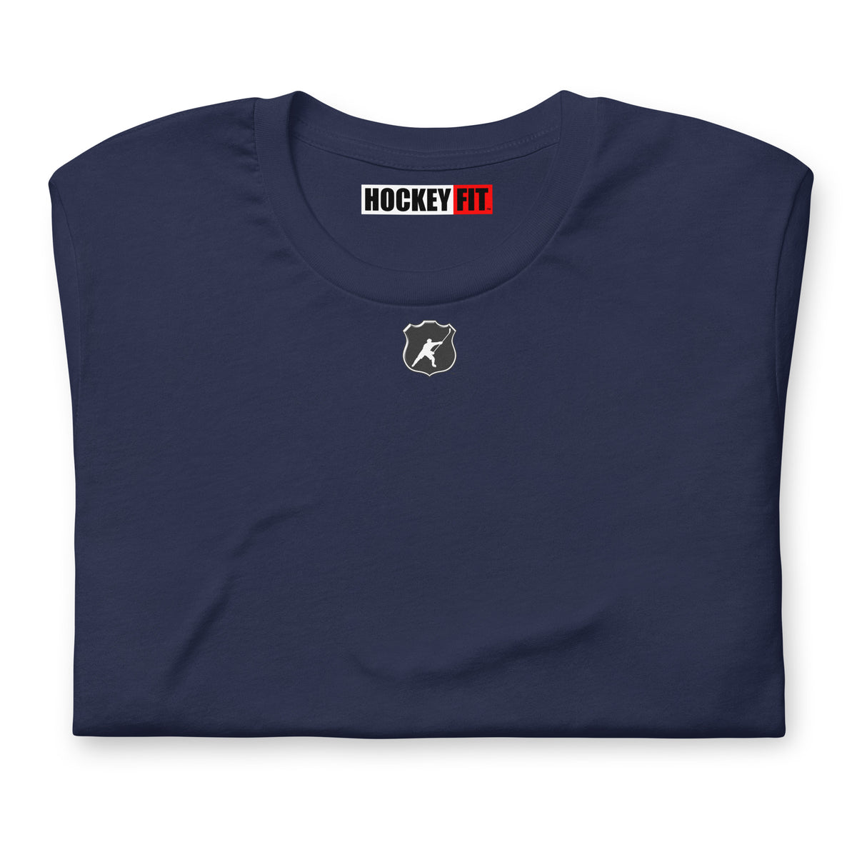 HOCKEYFIT™ SHIELD LOGO T-SHIRT - BROWN