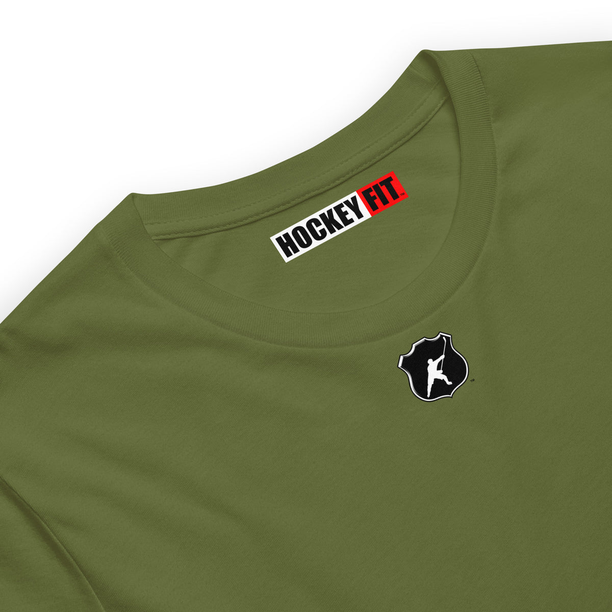 HOCKEYFIT™ SHIELD LOGO T-SHIRT - OLIVE