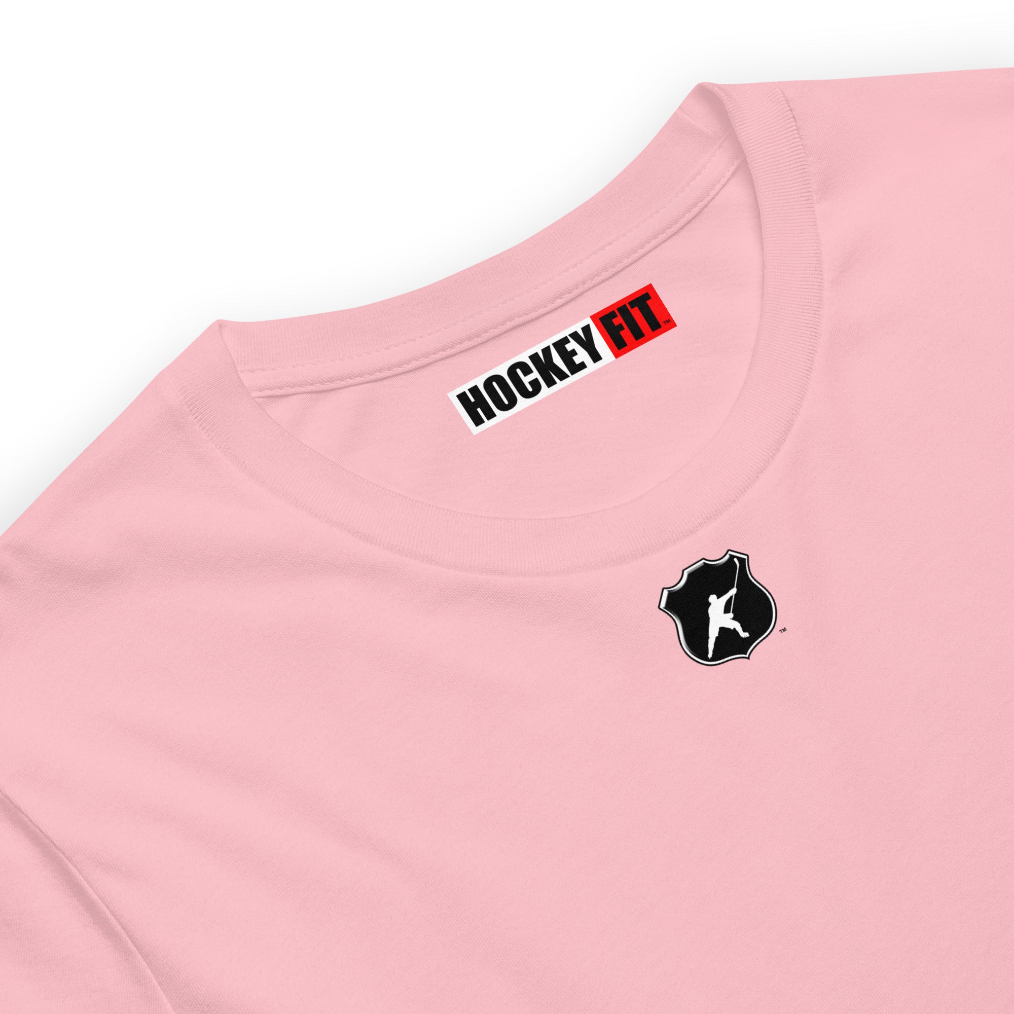 HOCKEYFIT™ SHIELD LOGO T-SHIRT - PINK