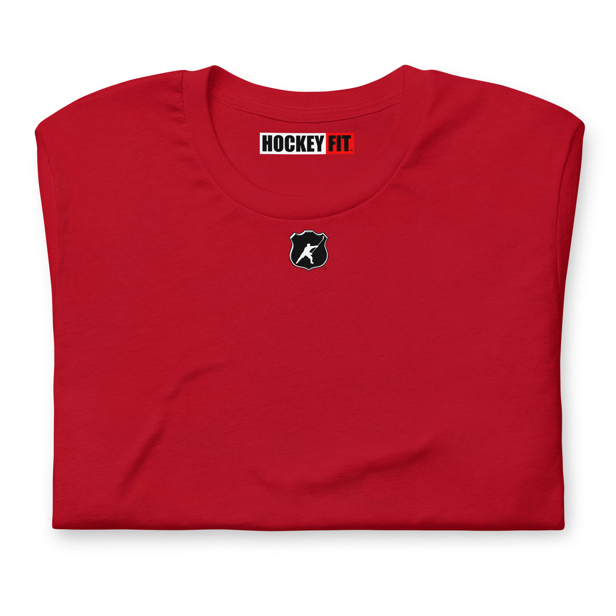 HOCKEYFIT™ SHIELD LOGO T-SHIRT - RED