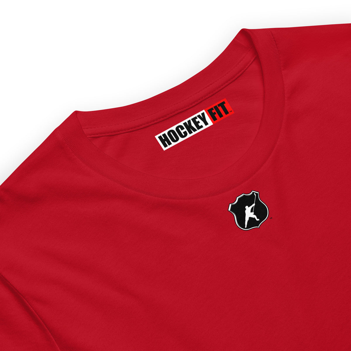 HOCKEYFIT™ SHIELD LOGO T-SHIRT - RED