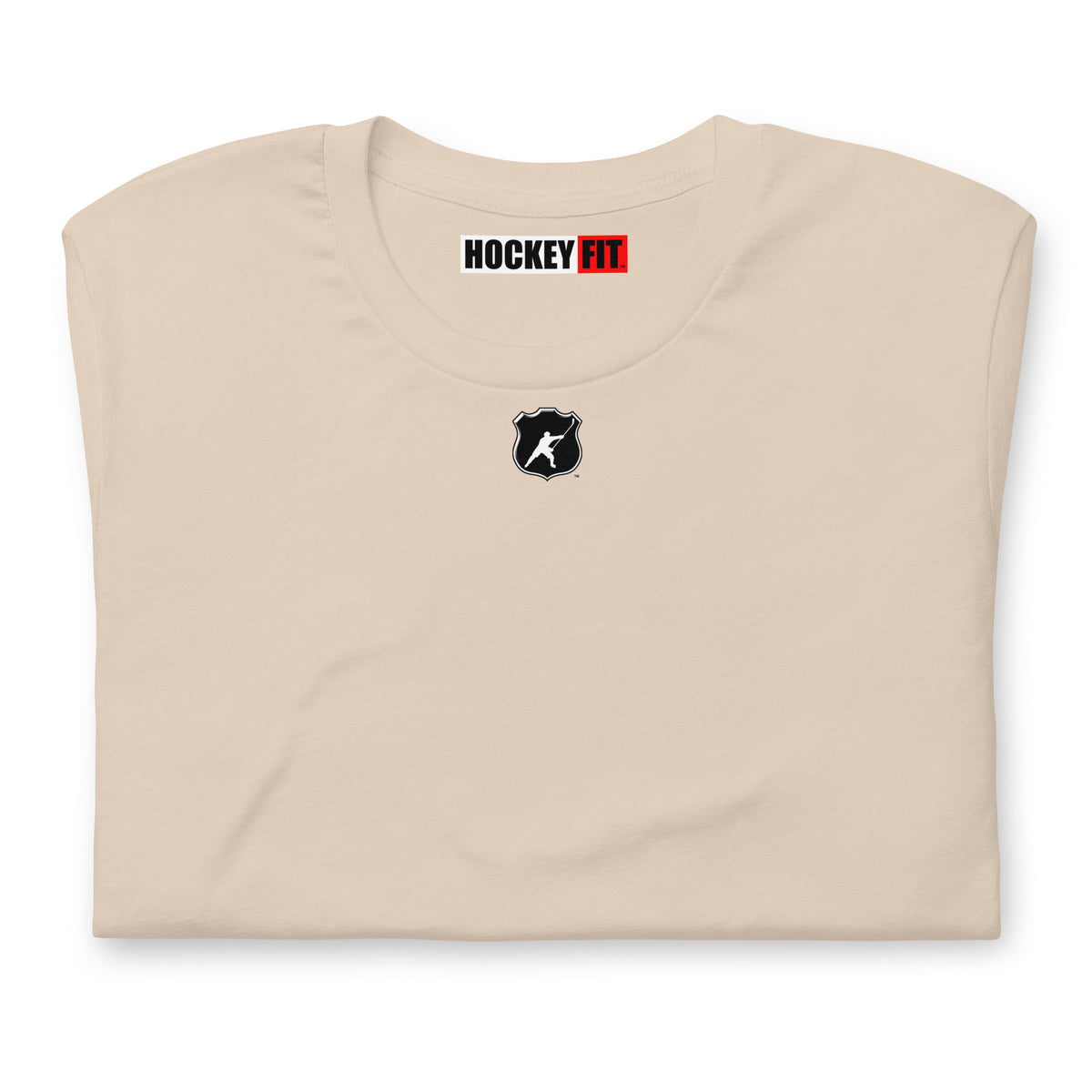 HOCKEYFIT™ SHIELD LOGO T-SHIRT - SOFT CREAM