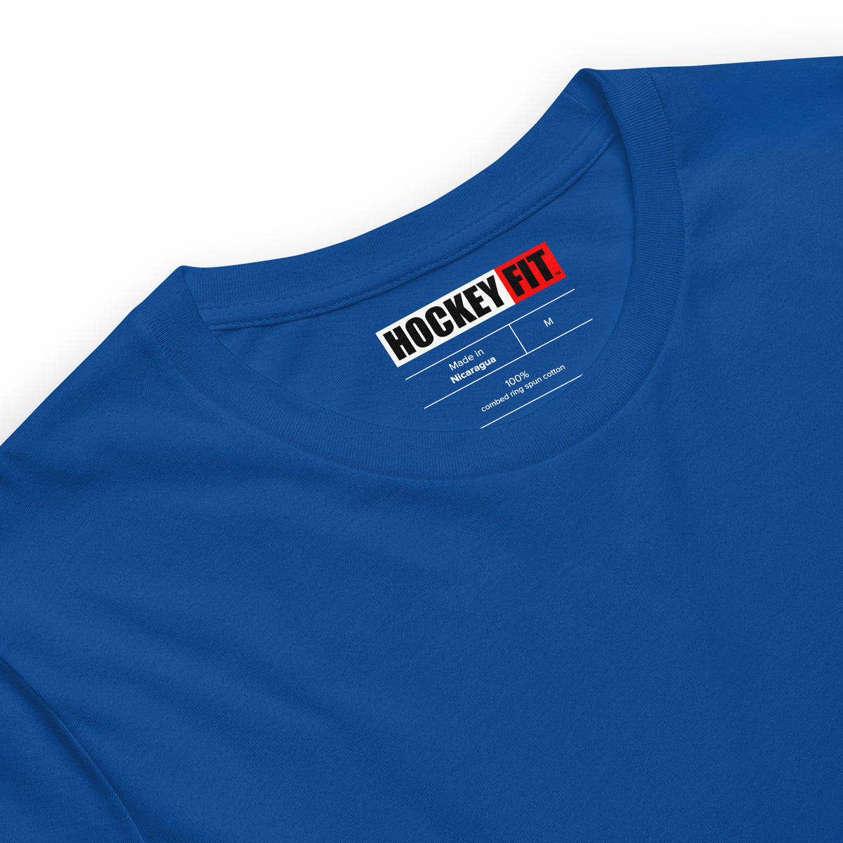 HOCKEYFIT™ EMBROIDERED BLUE T-SHIRT