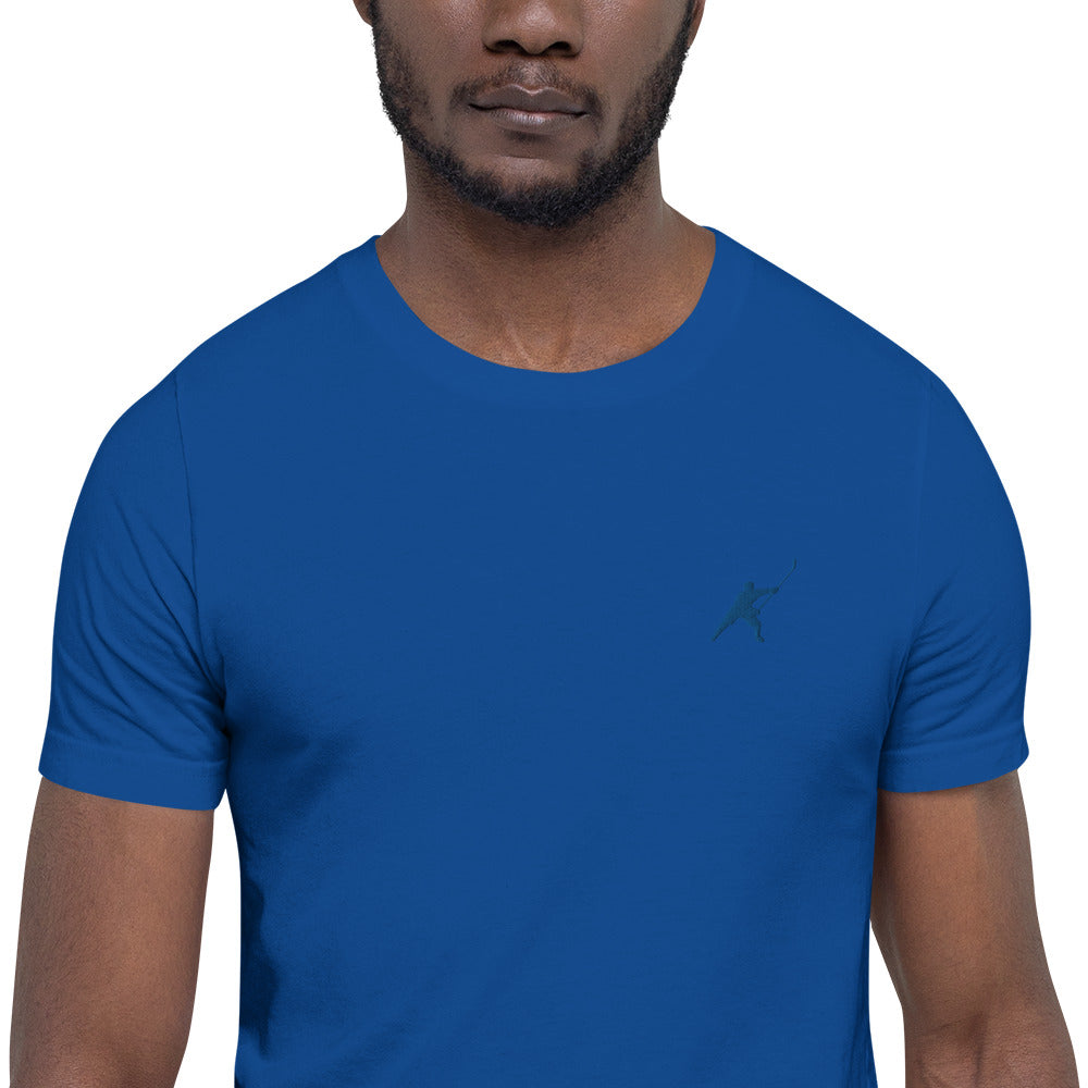 HOCKEYFIT™ EMBROIDERED BLUE T-SHIRT