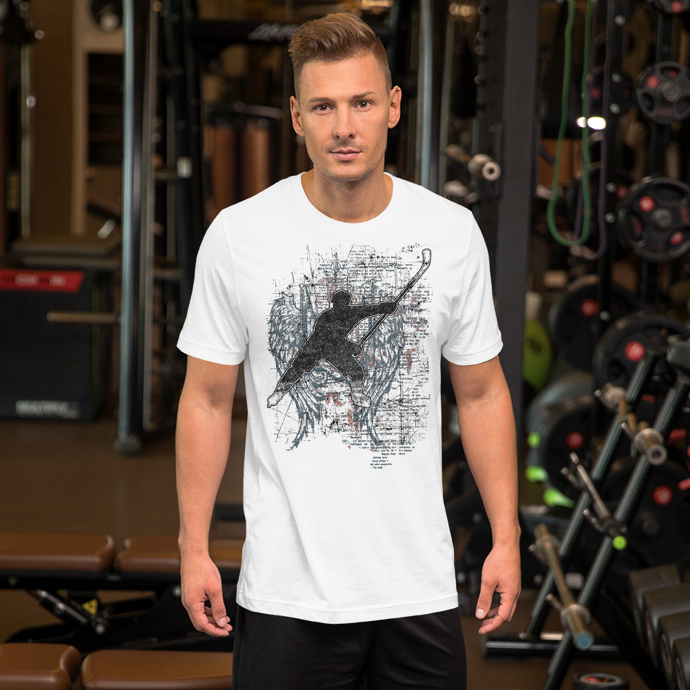 MY SPORT HOCKEY™ PLAYER DISTRESSED WINGS T-Shirt