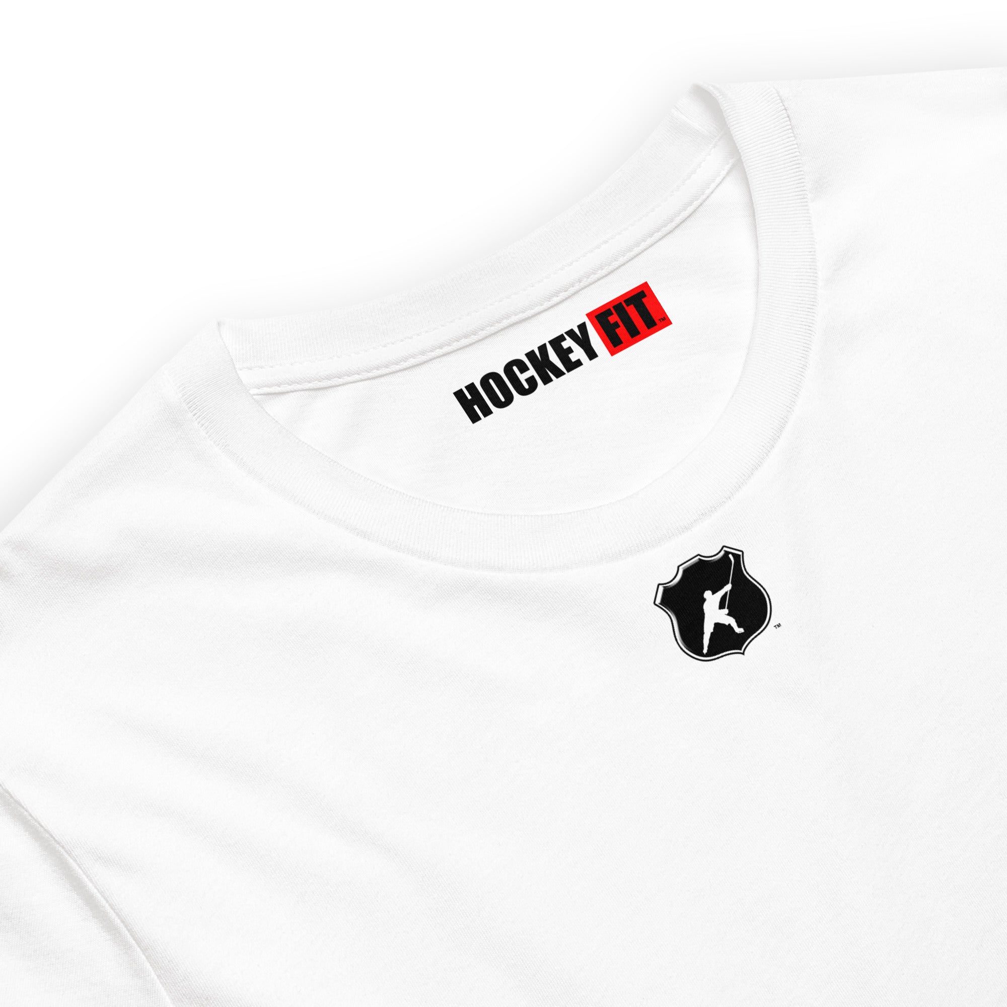 HOCKEYFIT™ SHIELD LOGO T-SHIRT - WHITE