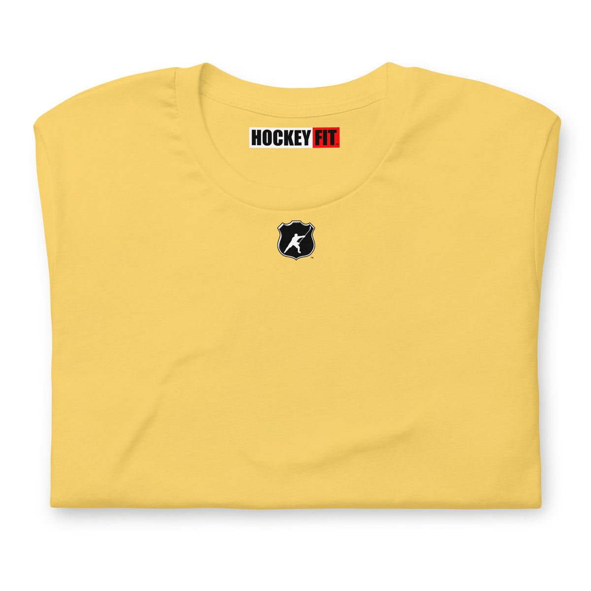 HOCKEYFIT™ SHIELD LOGO T-SHIRT - YELLOW