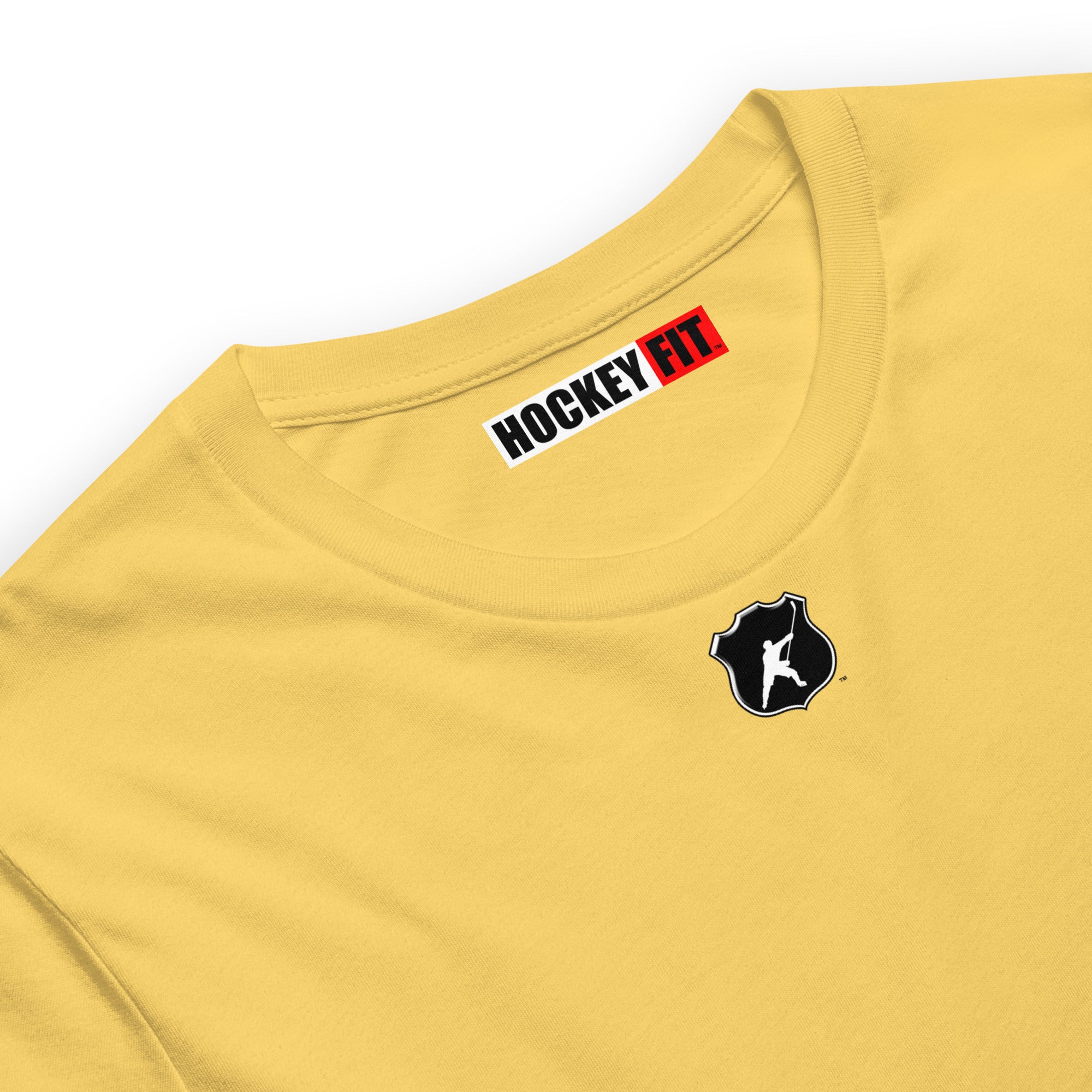 HOCKEYFIT™ SHIELD LOGO T-SHIRT - YELLOW