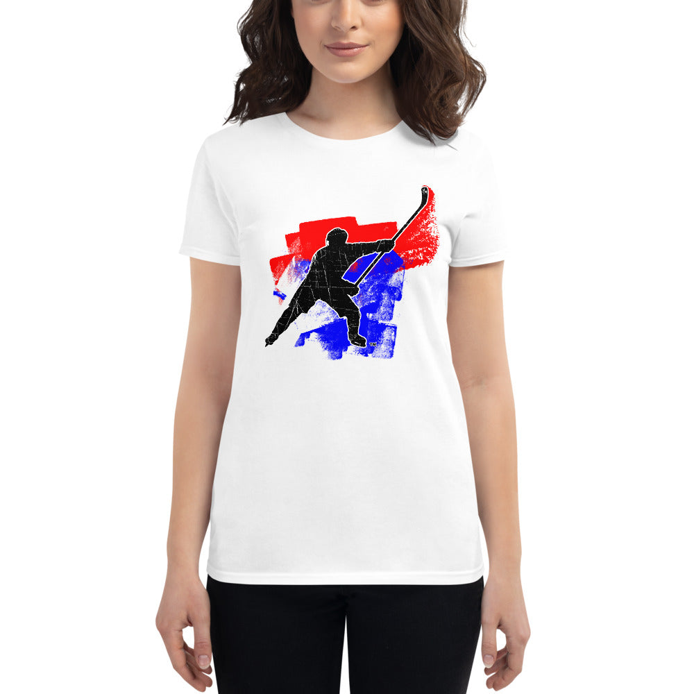 MY SPORT HOCKEY™ RED WHITE &amp; BLUE TEE