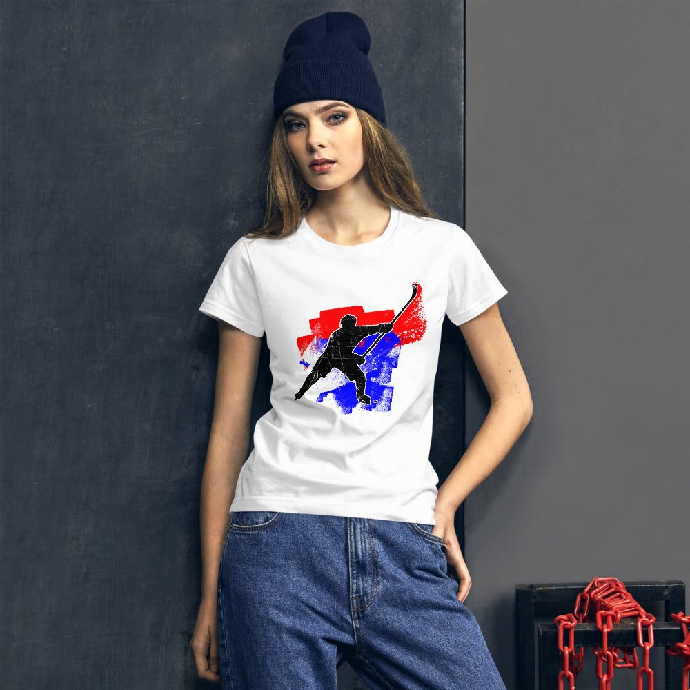 MY SPORT HOCKEY™ RED WHITE &amp; BLUE TEE