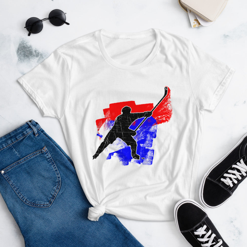 MY SPORT HOCKEY™ RED WHITE &amp; BLUE TEE